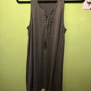 Casual olive dress